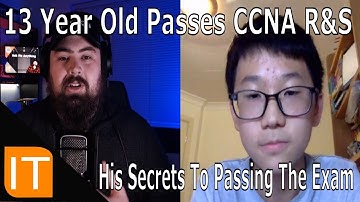 13 Year Old Passes Cisco CCNA R&S Exam