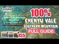 How to chenyu vale southern mountain 100 full exploration  all chests genshin impact 