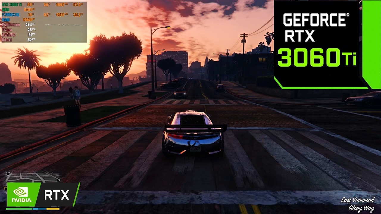 GTA 5 RTX 3060 Ti 1440p Maximum Settings YouTube 