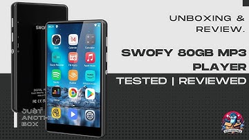 Unbox & Review the SWOFY 80GB MP3 Player with Bluetooth & WiFi! 🎵📱