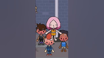 She works as a dancer to feed the children | Toca Boca Story
