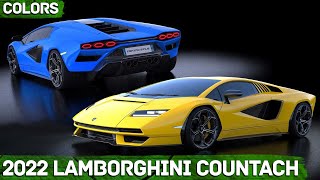 New 2022 Lamborghini Countach - Colors