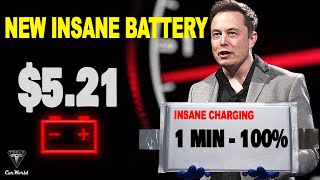 IT HAPPENED! Elon Musk Just Shocked by New Insane battery, Charging in 1 min, only $5.21!