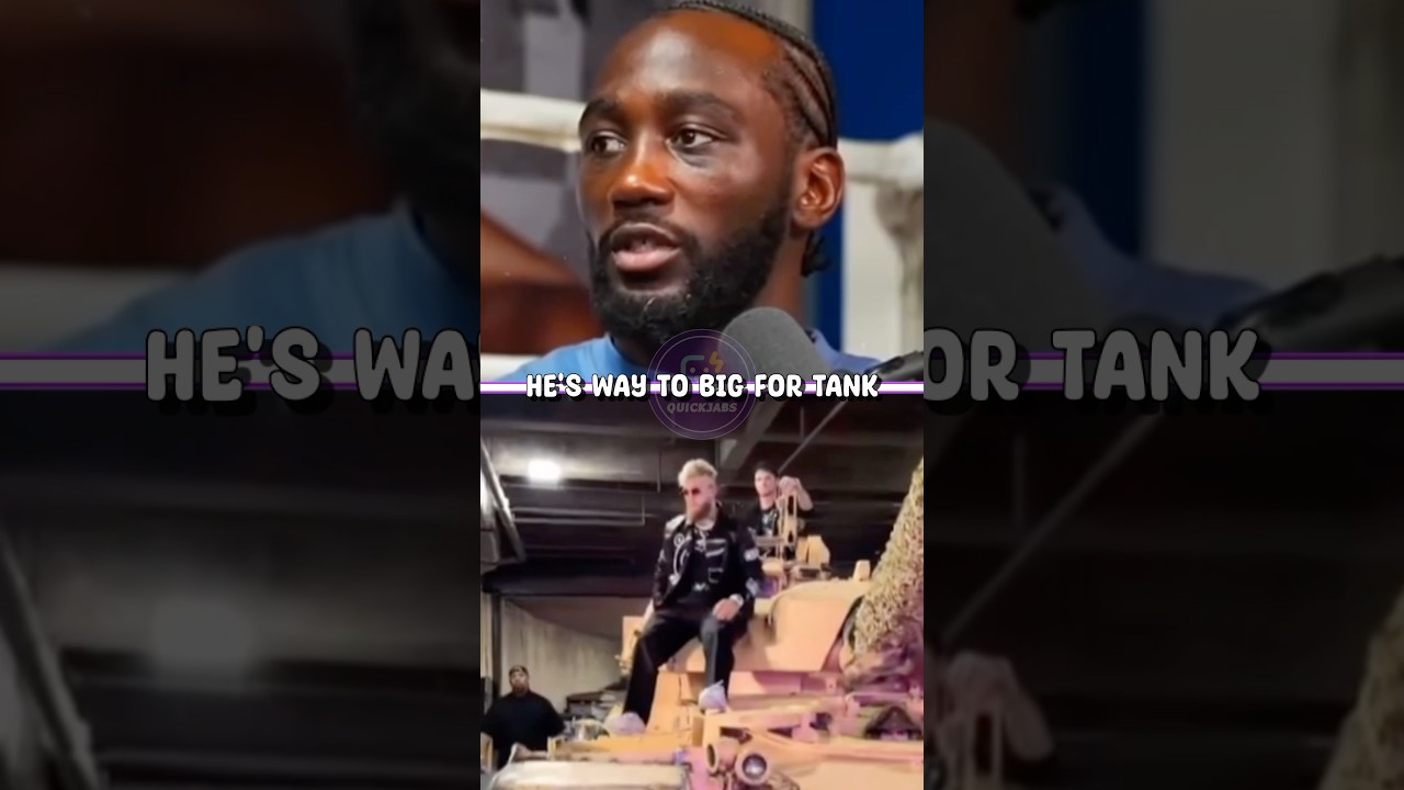 Terence Crawford Believes Jake Paul Will Upset Gervonta Davis 😂