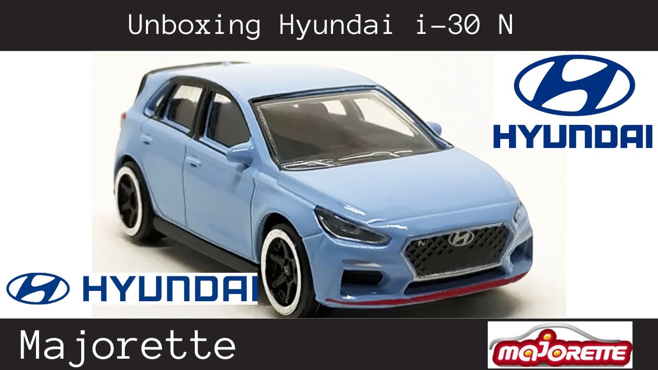 Hyundai i30 N Unboxing - Majorette - YouTube