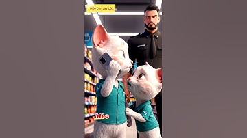 Mèo Con chú mèo con đi siêu thị #short #cat #meocon #meoconai #meow #meo #aicat #mèocon