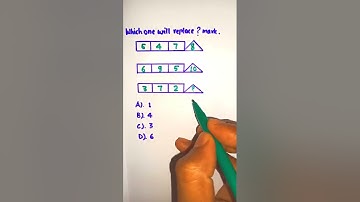 Which one will replace question mark ? #maths #shorts #viral #reasoning