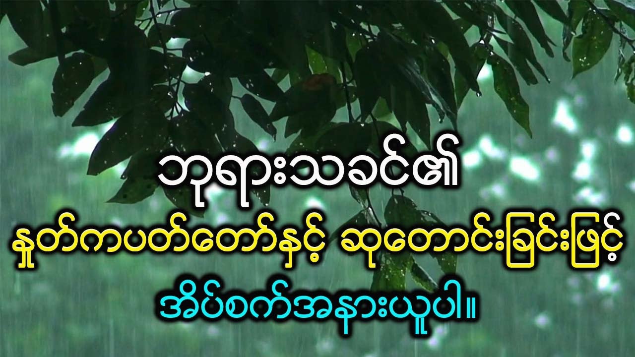 ဘုရားသခင်၏ နှုတ်ကပတ်တော်နှင့် ဆုတောင်းခြင်းဖြင့် အိပ်စက်အနားယူပါ။