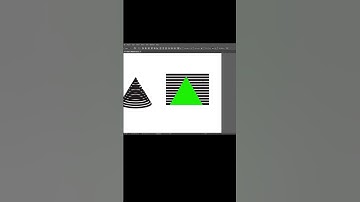 How to Create Striped 3D Art in Adobe Illustrator || Pyramid And cone