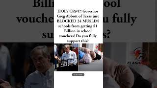 BREAKING: TEXAS SCHOOL VOUCHER CONTROVERSY! 🚨#gregabbott#texas#education