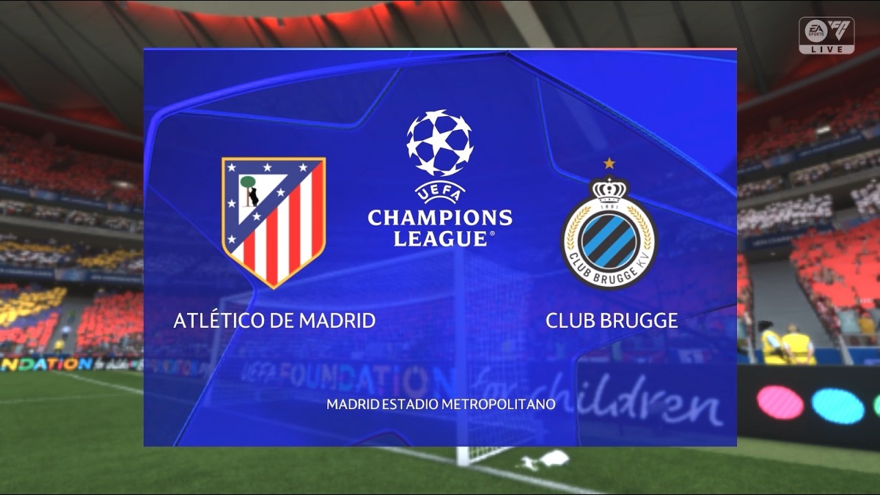 ATLÉTICO MADRID vs CLUB BRUGGE 🔥 Champions League Night!