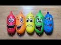 Making GLOSSY Slime with Funny Balloons - Satisfying Slime video-DIY-Relaxing