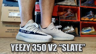 Yeezy 350 v2 "Slate / Core Black" - Early Review & On Feet Look
