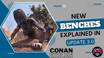 New Benches In Update 3.0 -Teleports for siptah map | Undead Mounts & Thralls- Conan Exiles Tutorial