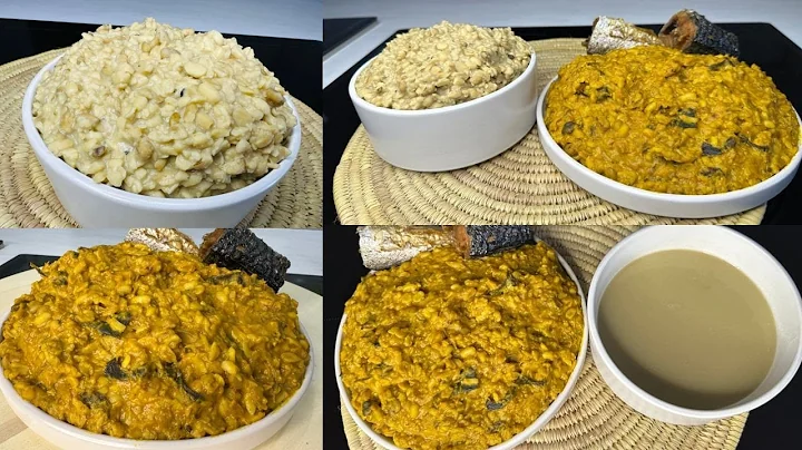 HOW TO MAKE UKWA PORRIDGE  WITH AND WITHOUT OIL / AFRICAN BREADFRUIT/ UPGRADED RECIPE WITHOUT POTASH