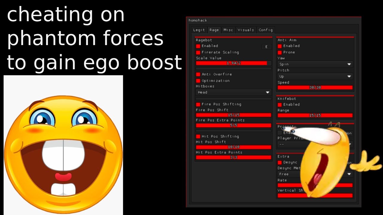 Cheating On Phantom Forces To Gain Ego Boost | Featuring: Homohack