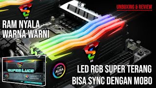 RAM warna warni bisa sync mobo punya 13 mode nyala, keren banget! | GeIL Super Luce RGB SYNC