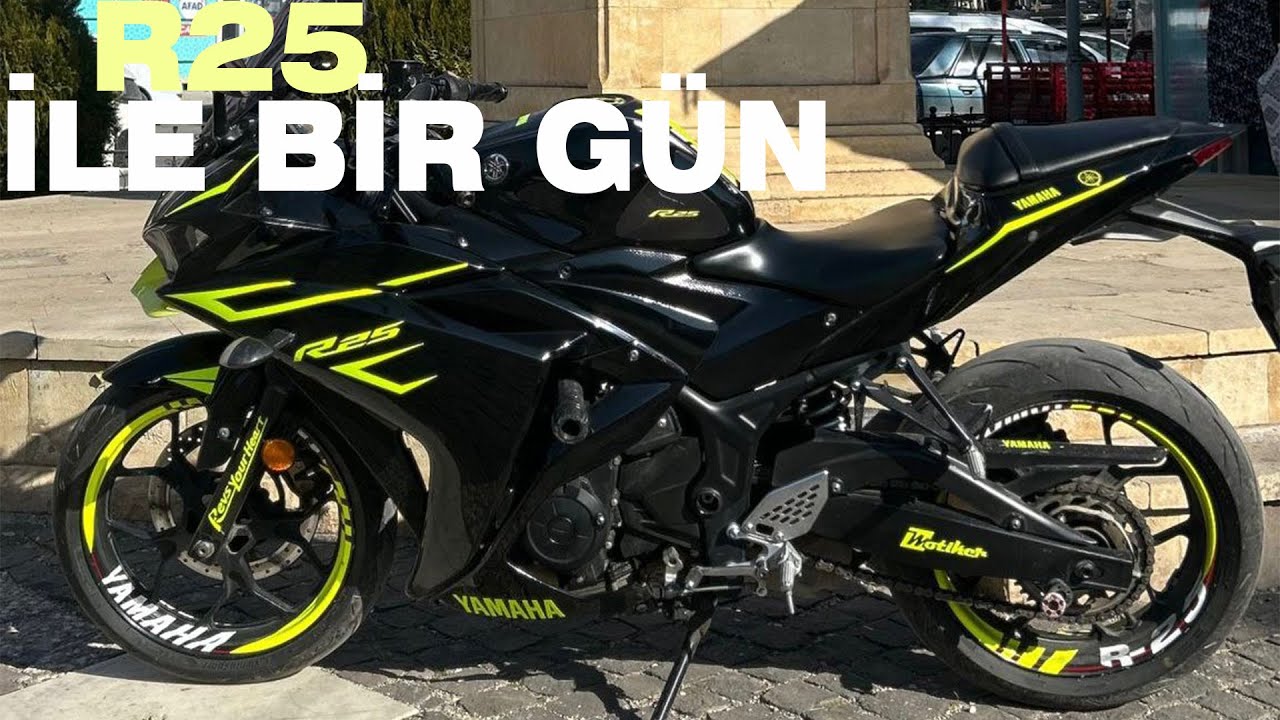 ESKİ MOTORUM İLE BİR GÜN /YAMAHA R25 / ÖLÜMDEN DÖNDÜK / 1000 ABONE DE ...