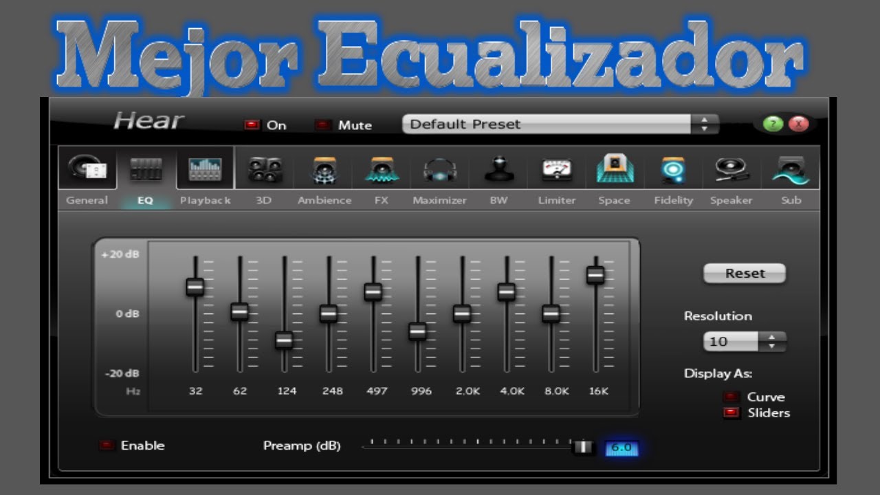 Gobernador Humanista seguramente Hear Sound and Music Equalizer | Special Sound Effects Best Equalizer for PC  - YouTube