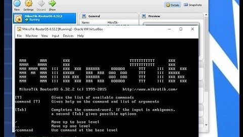 install os mikrotik router - virtualbox
