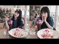 【ダイエット】【体型維持】辛口な私の８つのマイルール