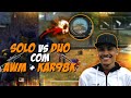 JOGUEI SOLO VS DUO DE AWM E KAR98 E FIZ O IMPOSSÍVEL - FREE FIRE