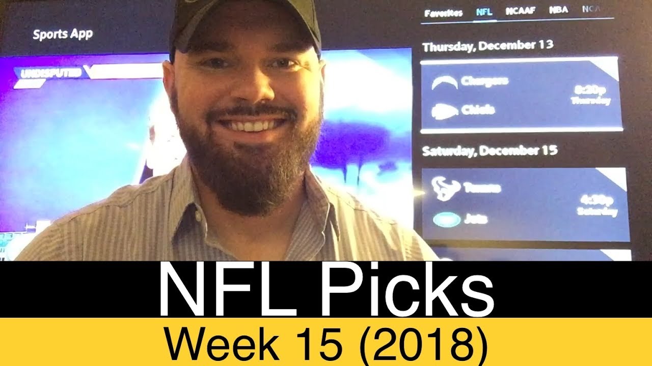 NFL Week 15 Picks (2018) Expert Football Betting Predictions ATS, O