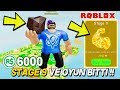 6000$ ROBUX İLE STAGE 9 VEE OYUN BİTER 💪 Lifting Simulator / Roblox Türkçe