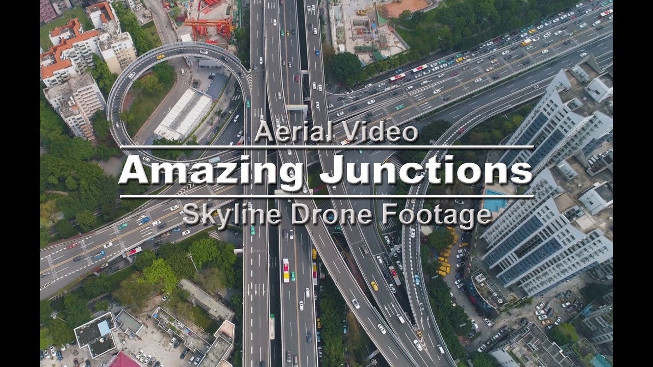 Amazing Junctions and Road Traffic || Aerial Video || Skyline Drone Footage | Birds Eye View