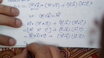Prove that (axb)(axc)+(a.b)(a.c)=(a.a)(b.c)  (All vectors)