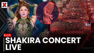 Shakira Concert  massive Crowds Flood Rio Copacabana Beach For Shakira Concert Night Event Nxw