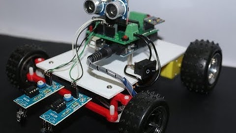 DIY Arduino based Autonomous Car | BT controlled + Line following + Obstacle avoiding