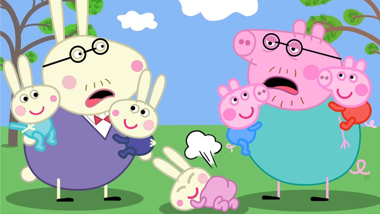 Daddy Pig and Daddy Rabbit Funny Stories ! | Peppa Pig Funny Animation ...