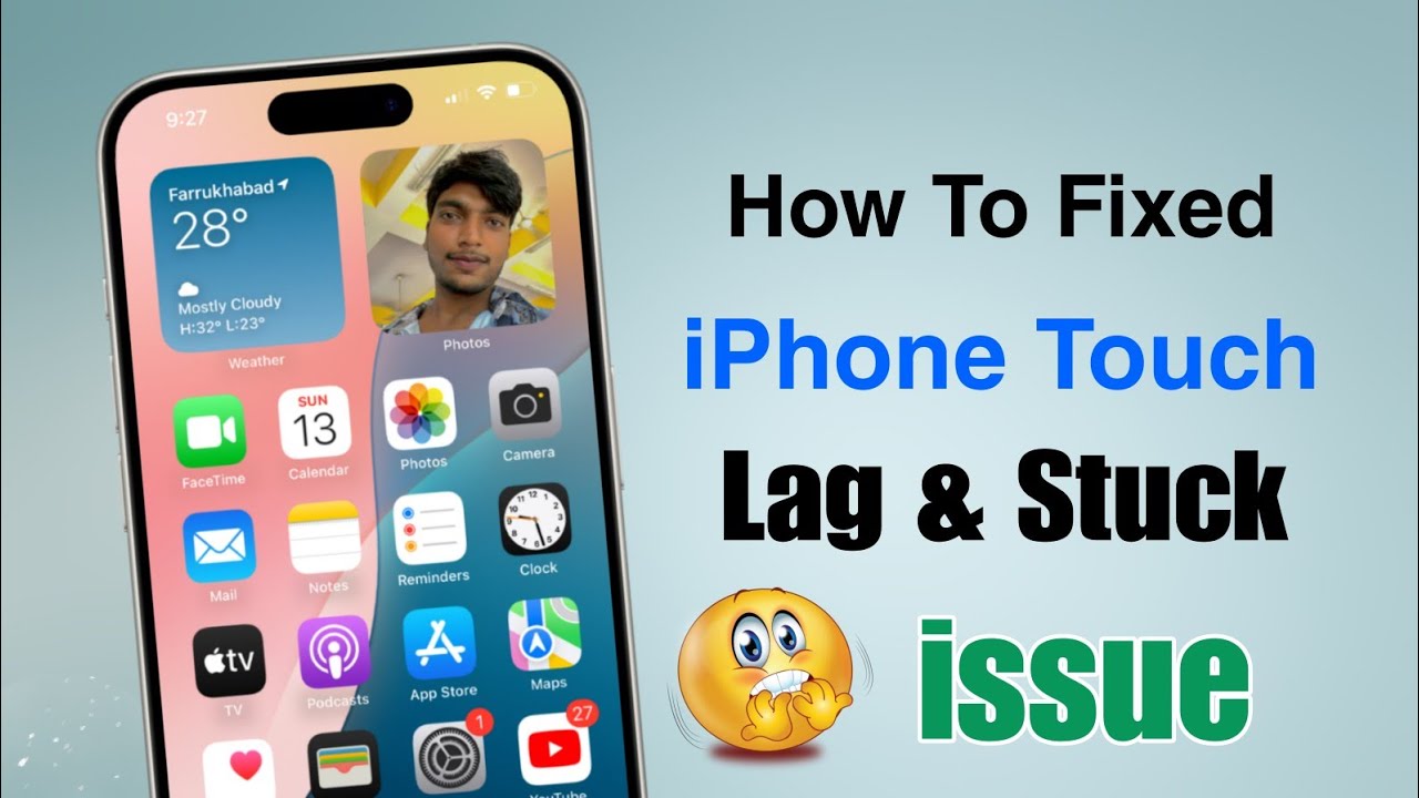 how to fix iphone lag problem | fix iphone touch screen stuck or frozen ...