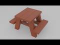 Tutorial Meja Picnic 3D Blender 🍃 | Modeling, Lighting &amp; Material (Bahasa Melayu) I MALAYSIA