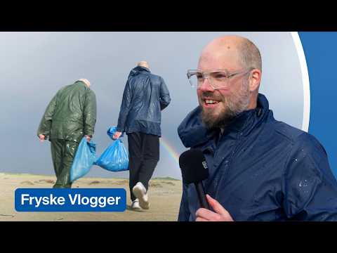 Ik ga vrijwillig strandjutten op Ameland | Fryske Vlogger
