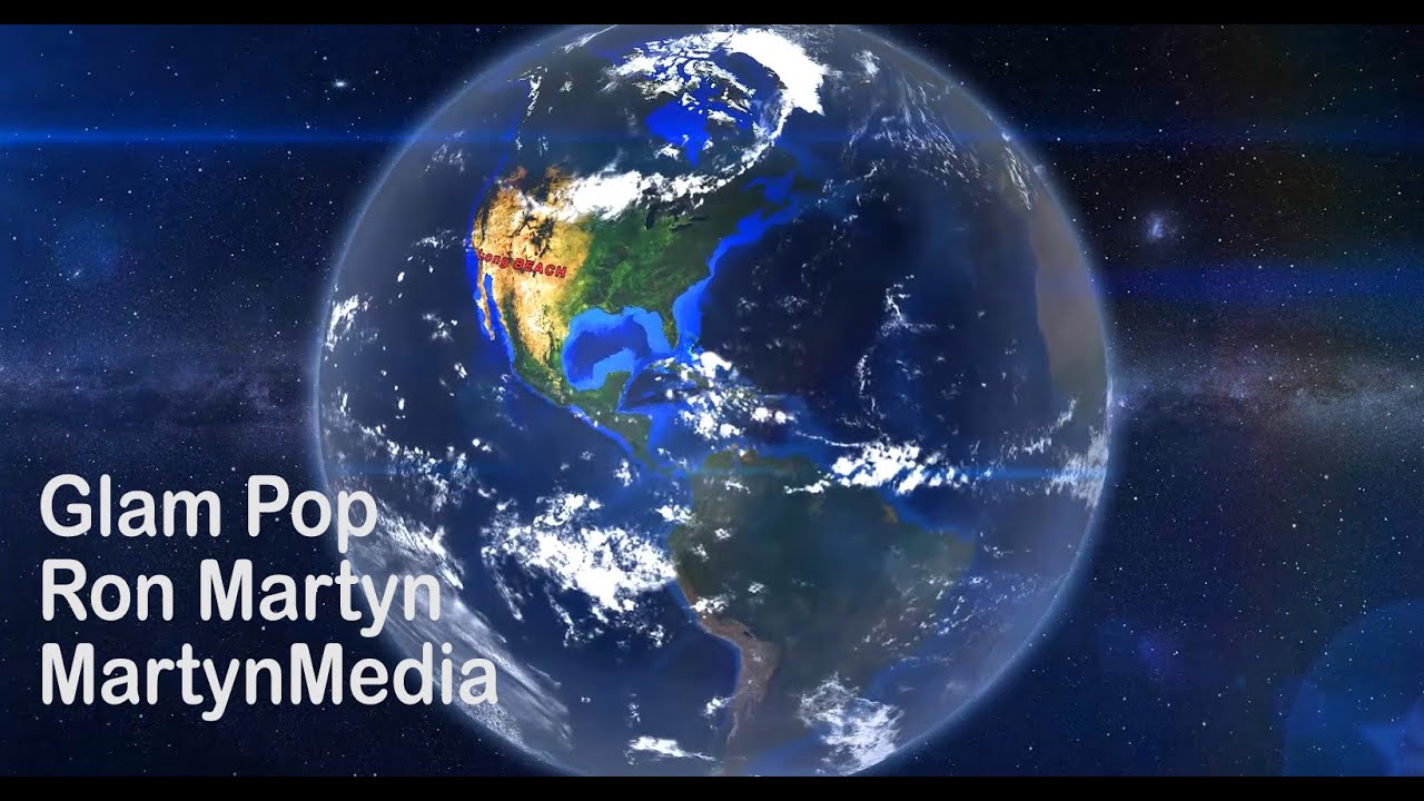 Glam Pop Filmed in 4K (Ron Martyn music Video)