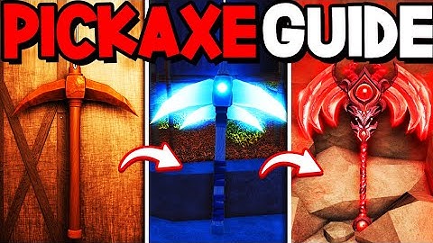 PICKAXE PROGRESSION GUIDE in The Forge! Roblox