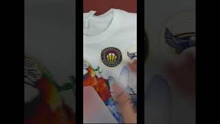 This 3D Logo Printing Method Makes Apparel Look Expensive 🔥 #shlsupply#Resin Effect Apparel Logos