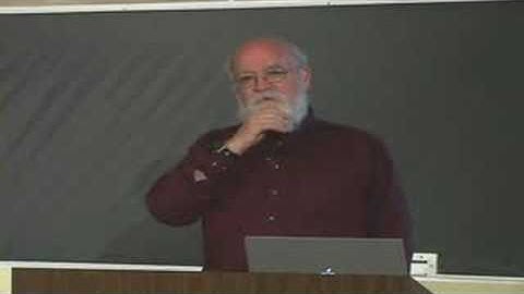 Dr Daniel Dennett - The Evolution of Religion. Pt1