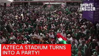 Mexico & Czech Republic Fans Create Incredible World Cup Atmosphere at Azteca Stadium | AD1Z