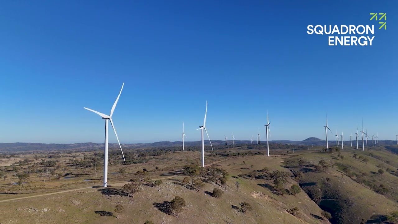Squadron Energy's wind farms