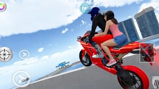 “Red Super Racing Bike – Full Speed City Drive with Action” 🏍️💨3D Driving Class Simulator  screenshot 2