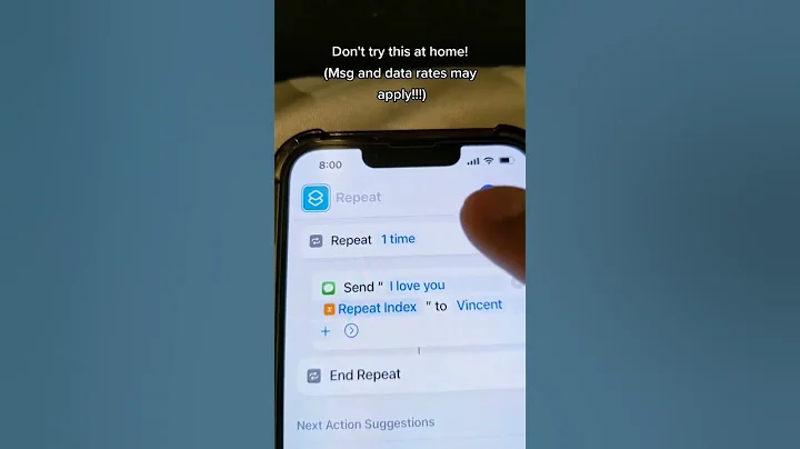 How to spam text messages to your friends on an iPhone in 30 seconds #shorts #automation #iphone - DayDayNews