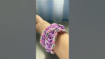 Why I hate some of my Kandi #kandi #bracelet #algorithmboost #beads #smallbusiness #plur #art #ruby