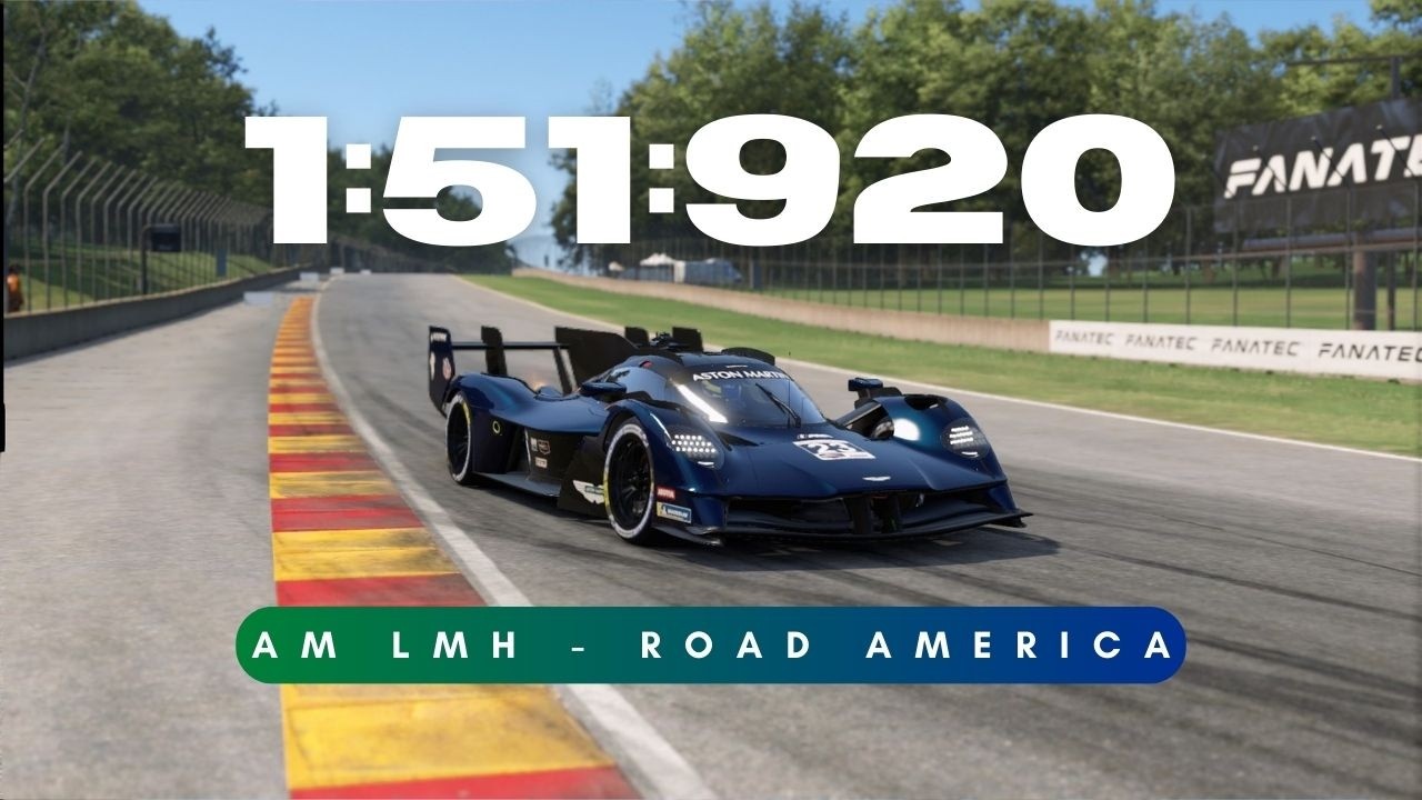 Aston Martin Valkyrie LMH at Road America - Hotlap 1:51:920 | Automobilista 2
