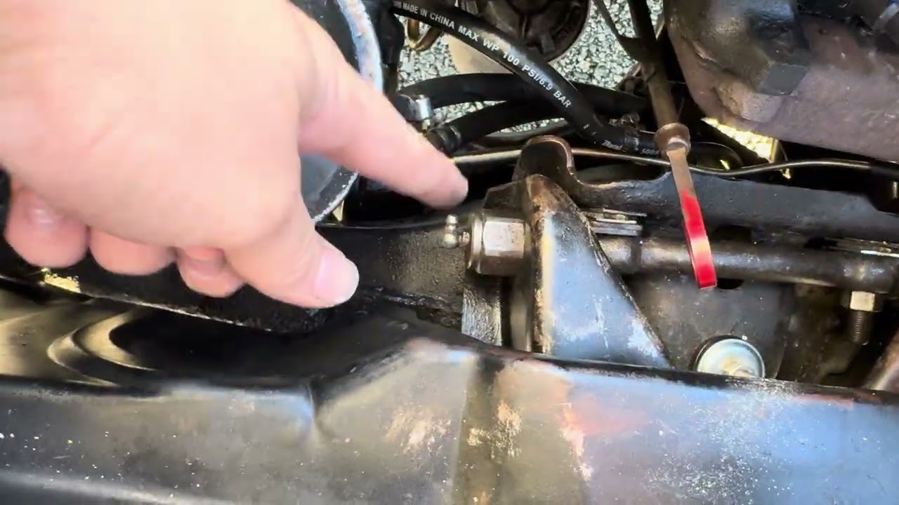 Aaron's 1959 Ford Fairlane - Power Steering belt tension update; brake noises; cooling is well