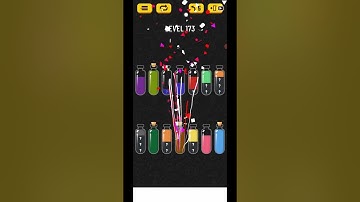 Soda Sort Water Color Puzzle Level 173 Solution Gameplay
