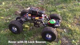Precision Loiter over Rover with IR-Lock