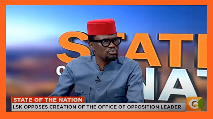 MP Didmus Barasa: Anchoring the office of the official leader of opposition is a good thing